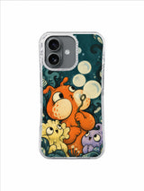 Icy Yellow Listener pattern iPhone 17 case artwork