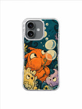 Deep Sea Bubble Night pattern iPhone 17 case artwork