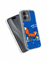Wrong Turn, Good Story iPhone 16 case angled front and back view