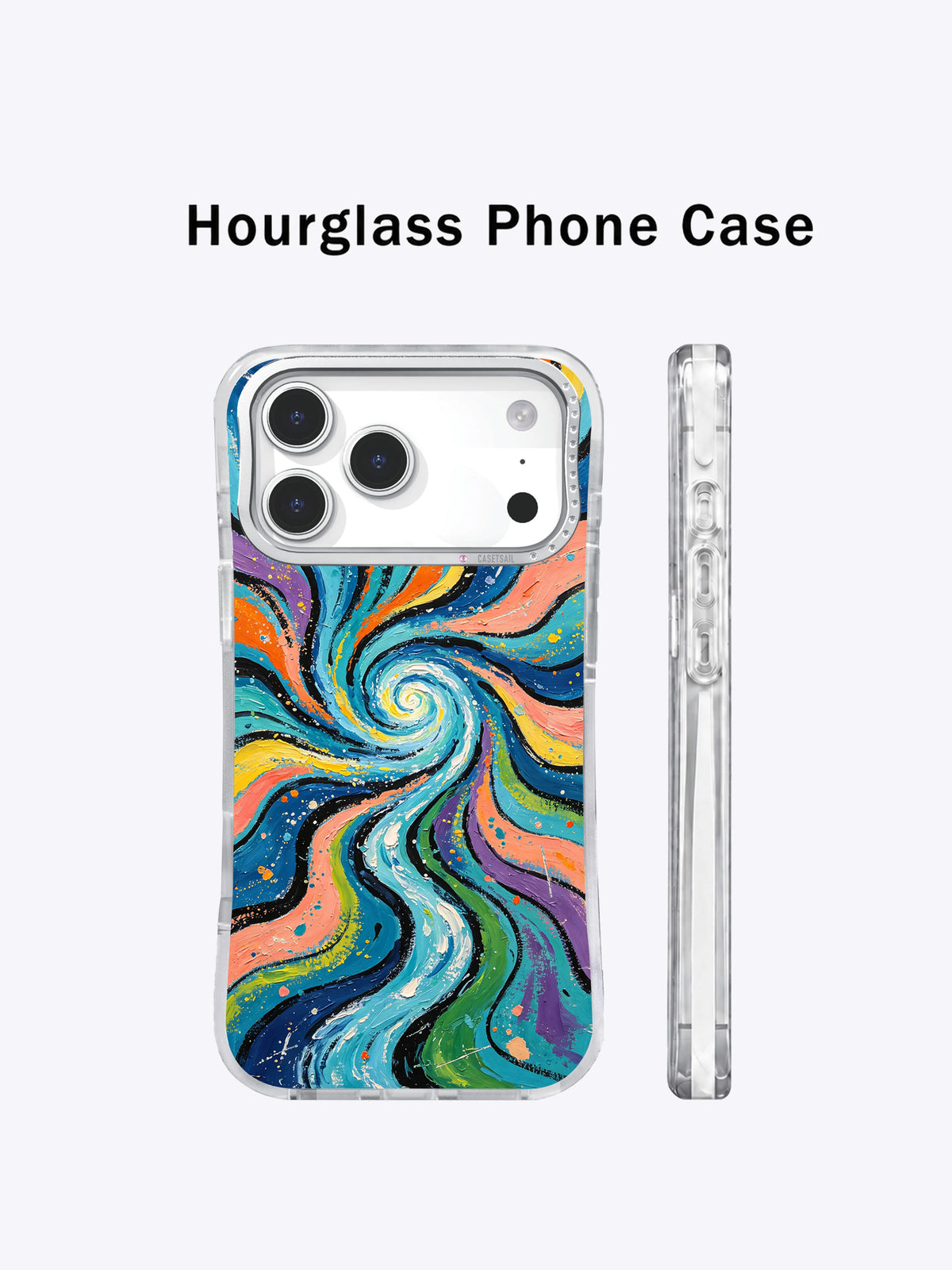 Angled product view of Zara Kivell Dream River iPhone 17 Pro Max case