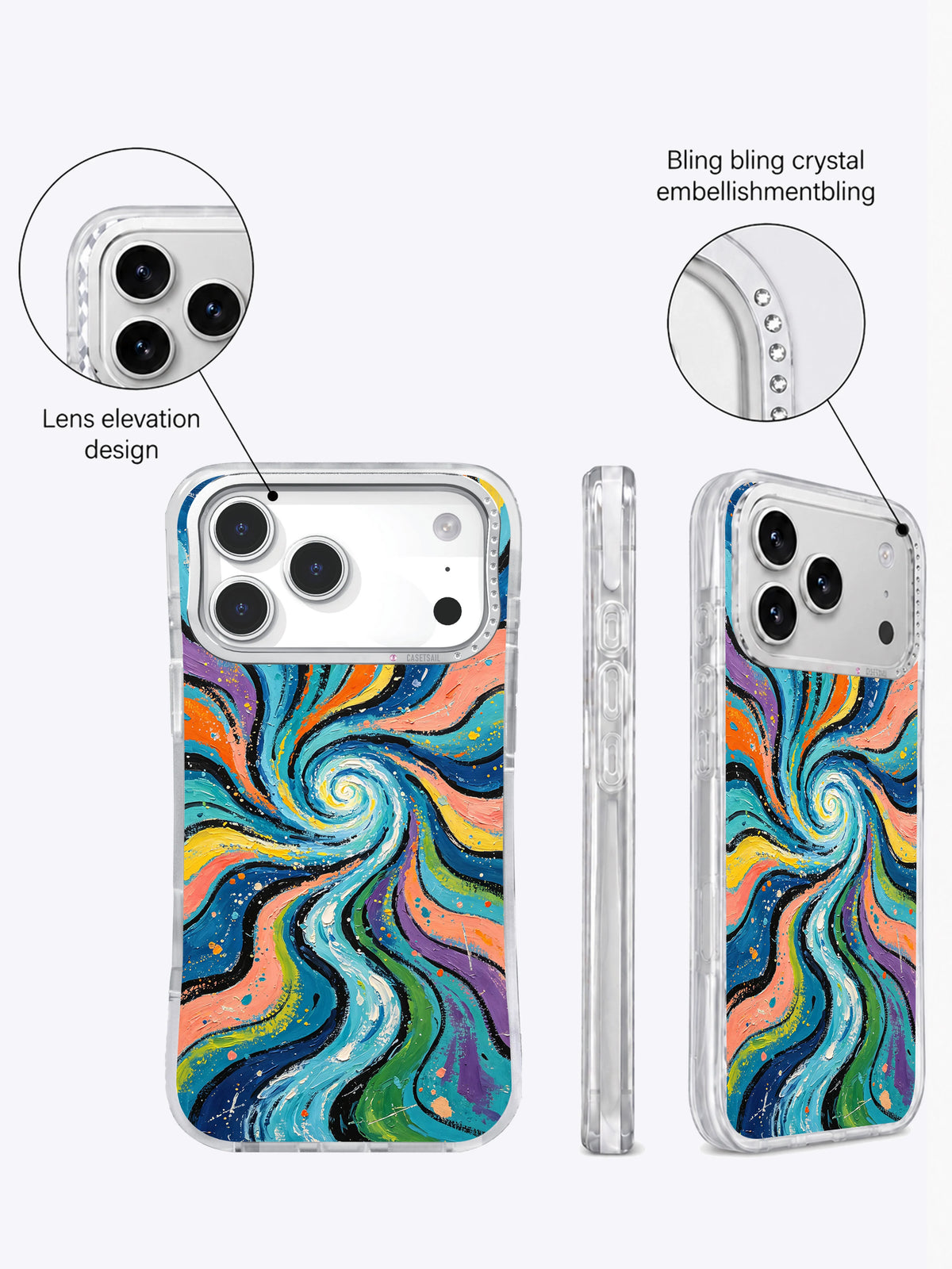 Colorful Starlit River of Possibility iPhone 17 Pro Max case display image