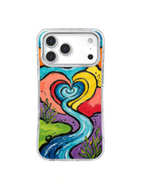 Heartsource Dream River colorful landscape art iPhone 17 Pro Max case