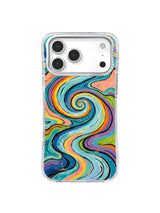 Rainbow River Pathway colorful winding flow art iPhone 17 Pro Max case