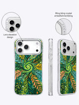 Magical leaf spiral iPhone 17 Pro Max case display image