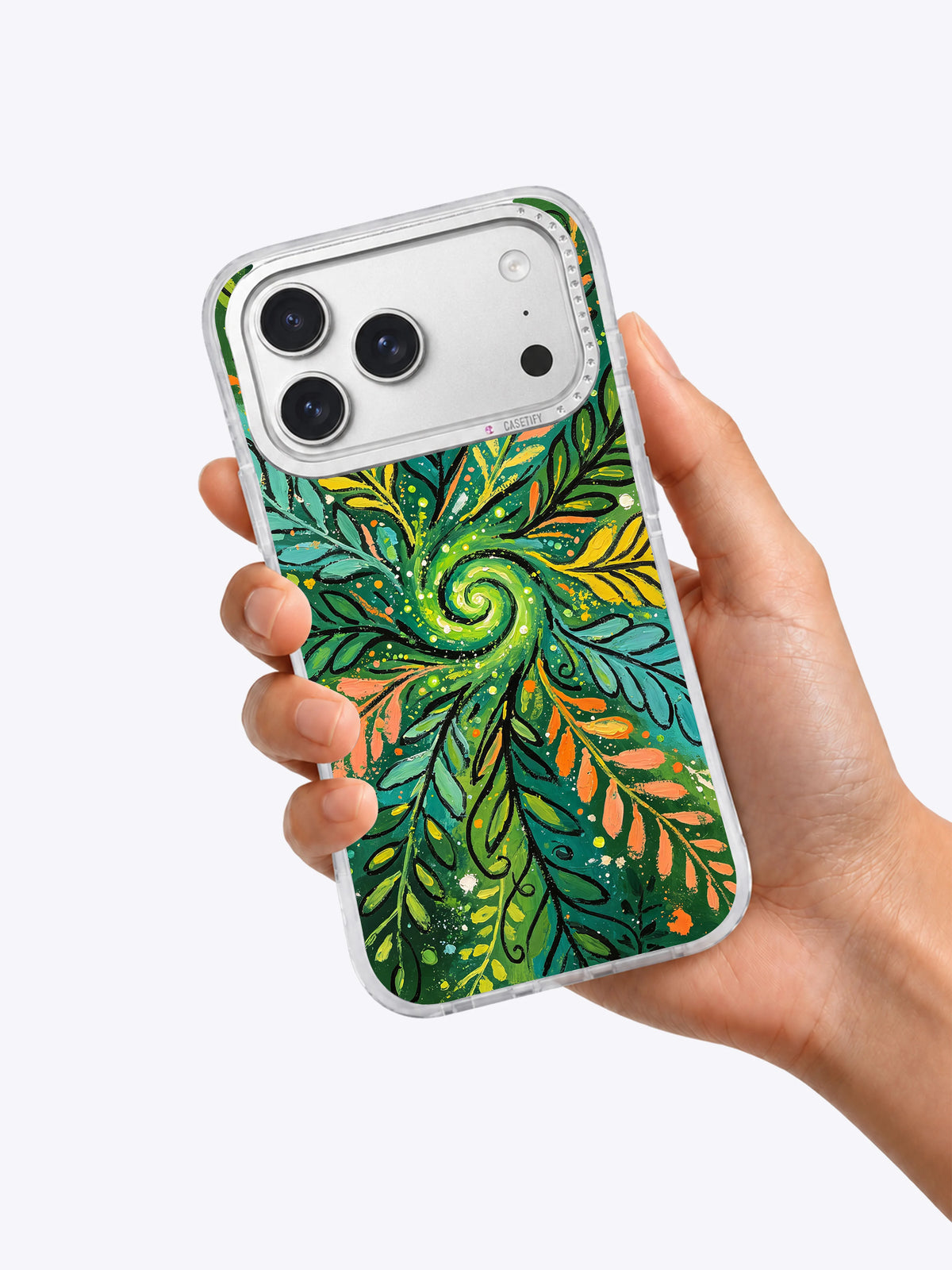Zara Kivell cottagecore forest iPhone 17 Pro Max case lifestyle image