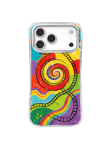Friendship Railway Spiral abstract track art iPhone 17 Pro Max case