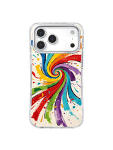 Color Parade Current painted swirl iPhone 17 Pro Max case