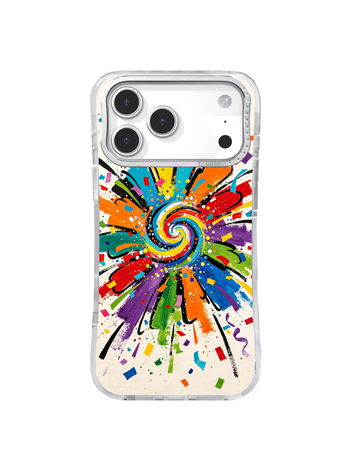 Confetti Firework Burst party art iPhone 17 Pro Max case