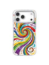 Dancing Streamer Spiral colorful celebration iPhone 17 Pro Max case
