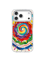 Festival Ring Spiral rainbow abstract iPhone 17 Pro Max case