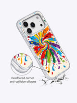 Infinite Celebration abstract party art iPhone 17 Pro Max case detail