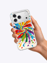 Zara Kivell celebration art iPhone 17 Pro Max case lifestyle image