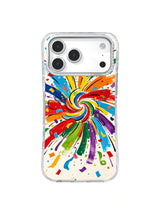 Joyburst Party Spiral festive confetti iPhone 17 Pro Max case