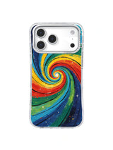 Rainbow Galaxy Vortex artwork for the Inner Universe iPhone 17 Pro Max case