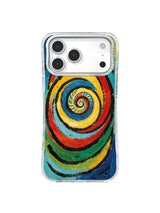 Orbit Core Spiral artwork for the Inner Universe iPhone 17 Pro Max case