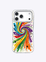 Front product view of Lucky Starburst Vortex iPhone 17 Pro Max case