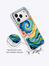 Ocean Galaxy starry sea iPhone 17 Pro Max case detail image
