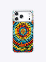 Rear view of the featured Rainbow Energy Maze artwork
