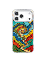 Canyon Journey Vortex winding road art iPhone 17 Pro Max case