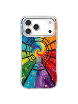 Kaleidoscope Freedom Gate spiral portal iPhone 17 Pro Max case