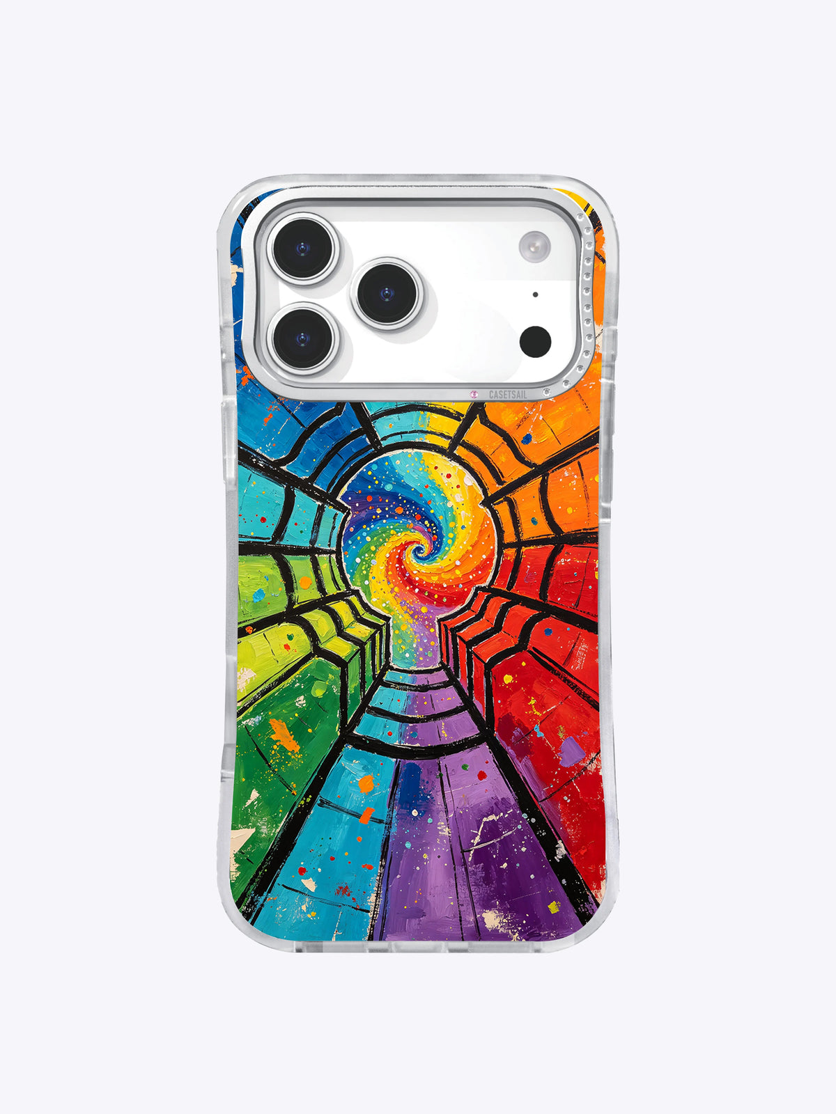 Front product view of Kaleidoscope Freedom Gate iPhone 17 Pro Max case