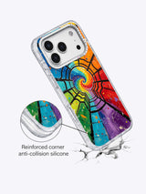 Rainbow Window surreal art iPhone 17 Pro Max case detail image