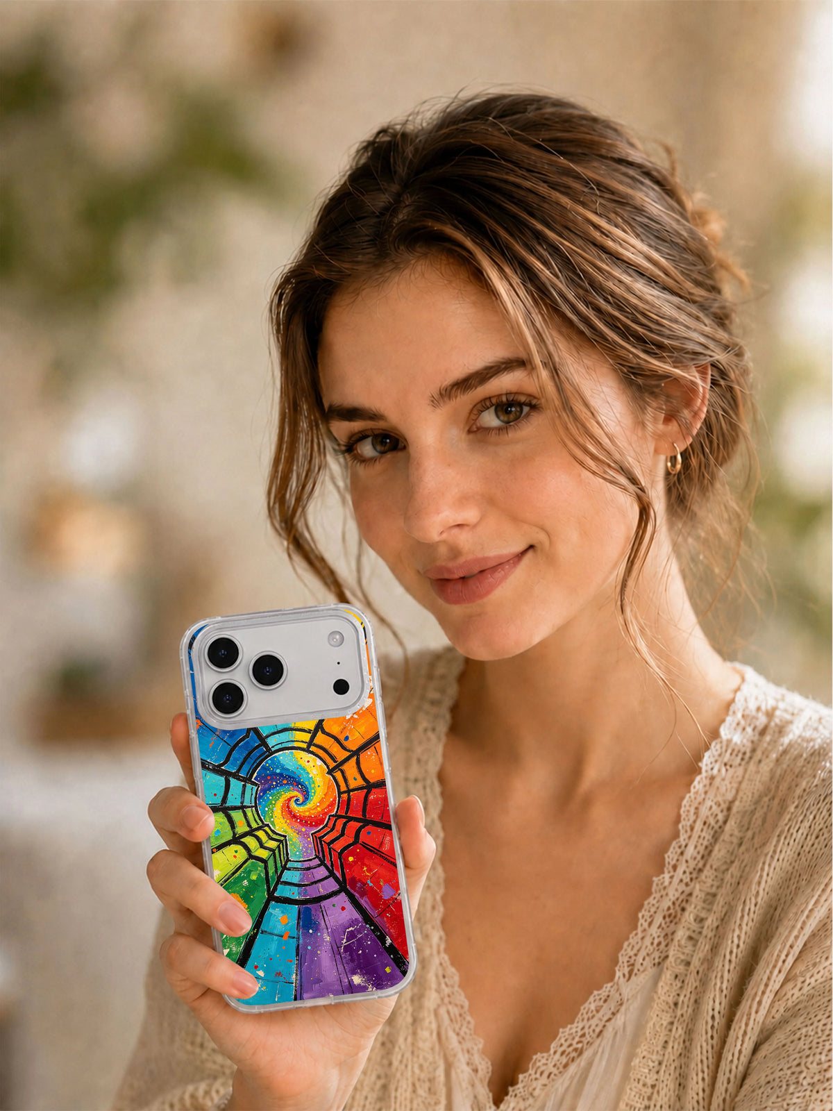 Kaleidoscope Freedom Gate iPhone 17 Pro Max case final gallery view