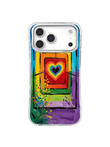 Heart of Possibility colorful window iPhone 17 Pro Max case