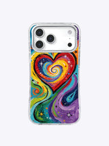 Front product view of Galactic Love Current iPhone 17 Pro Max case