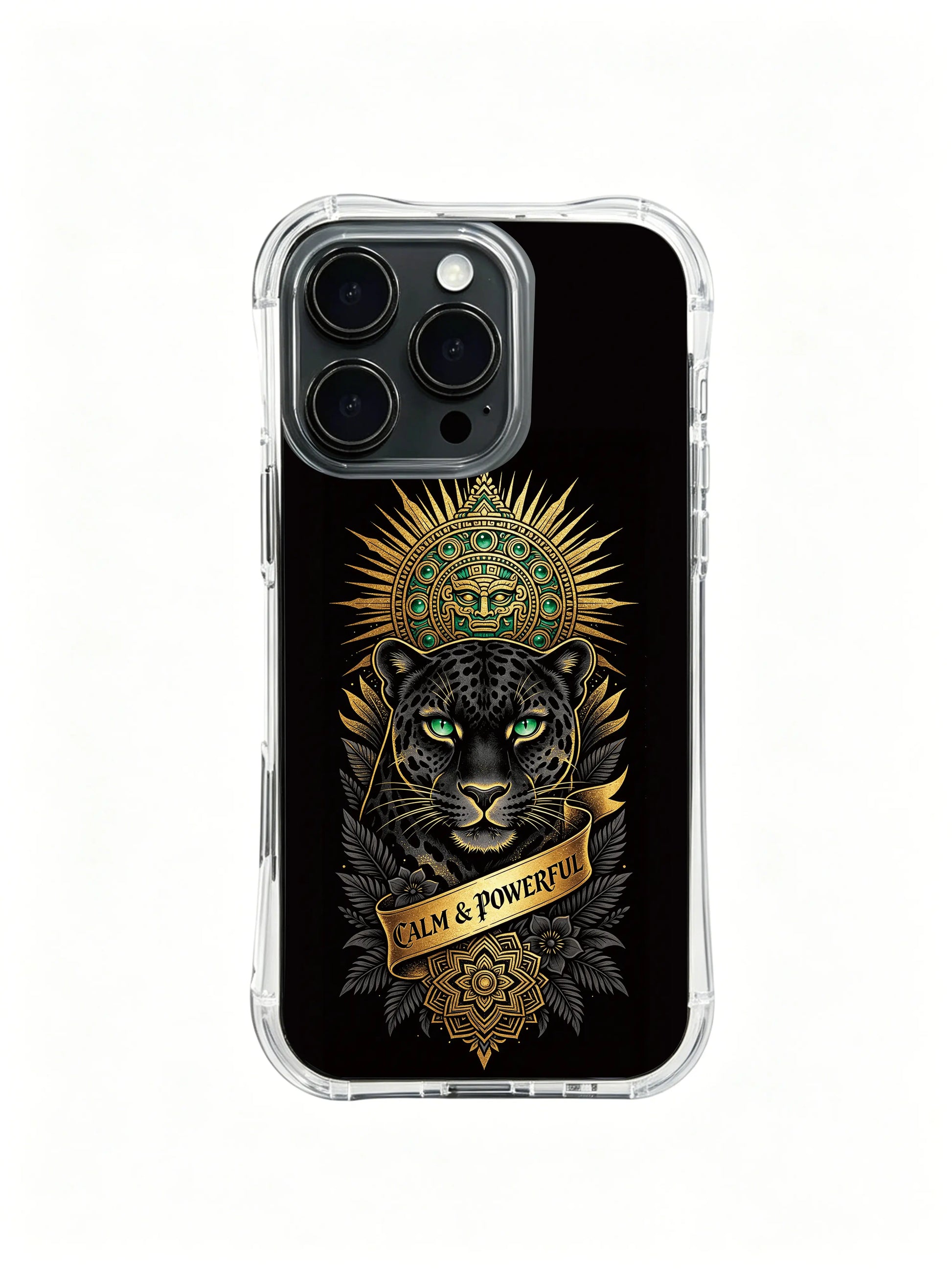 Zara Maya exclusive obsidian jaguar PhoneCasing, artistic iPhone 14 Plus Case, premium quality fashion phone casing
