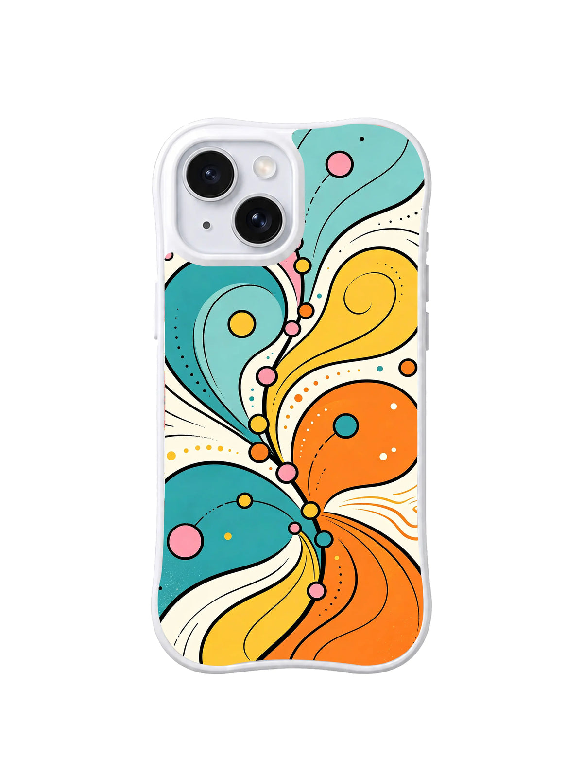 Sunshine Petal Signal pattern iPhone 15 case