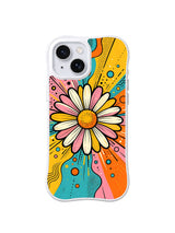 Joyful Daisy Network pattern iPhone 15 case