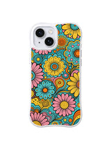 Spring Signal Meadow pattern iPhone 15 case