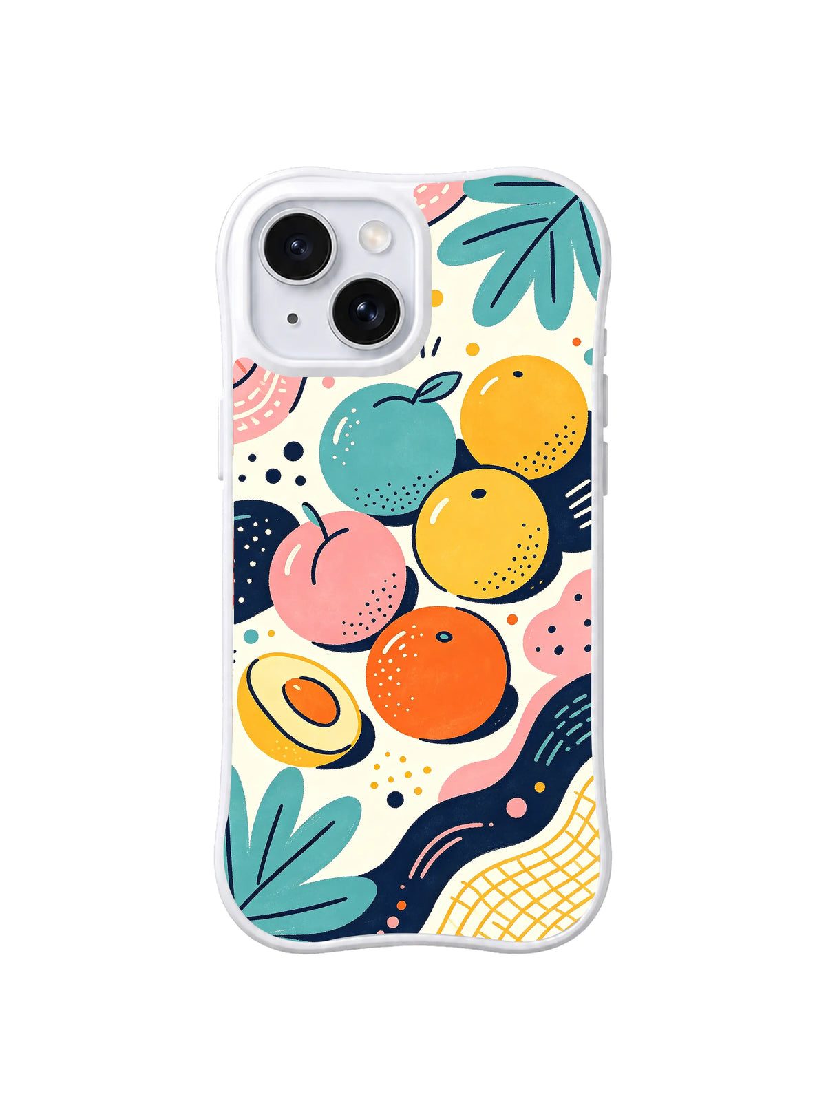 Fruit Blanket Rhythm iPhone 15 case pattern