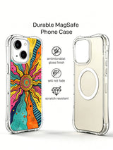 Shape Carnival Celebration iPhone 15 case full artwork view