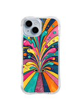 Solar Shape Parade pattern iPhone 15 case