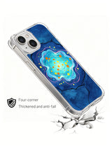 Sky Pond Wonder artistic iPhone 15 case angled view