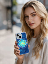 Sky Pond Wonder illustrated clear phone case