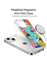 Tidepool Carnival clear iPhone 15 case detail