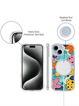 Tidepool Carnival coastal art phone case lifestyle detail