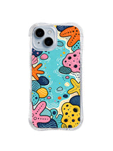 Tidepool Starfish Party iPhone 15 case pattern
