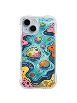 Pebble Ripple Playground iPhone 15 case pattern