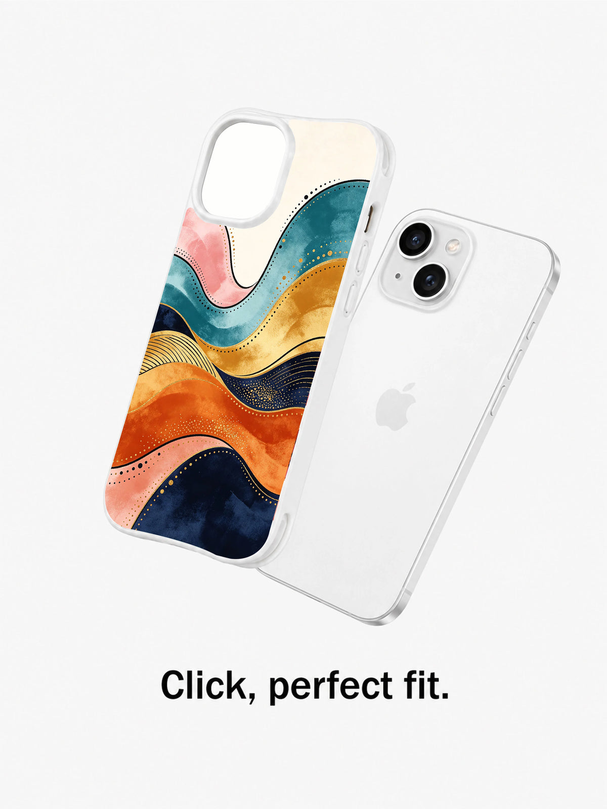 Velvet Logic iPhone 15 case side profile
