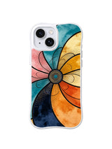 Inner Logic Orbits iPhone 15 case pattern