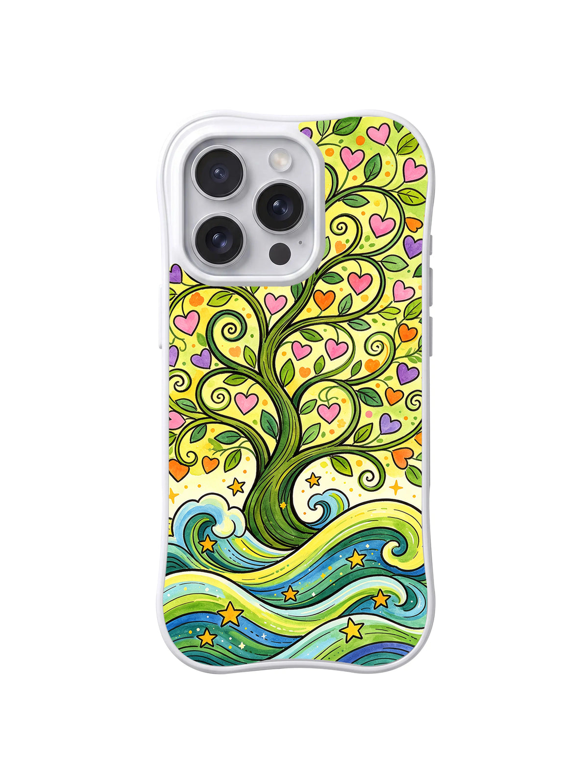 Heartwave Star Orchard pattern iPhone 14 Pro case