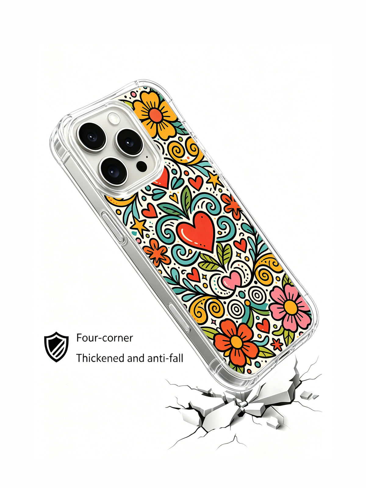Infinite Joy Totem anti-fall iPhone 14 Pro case