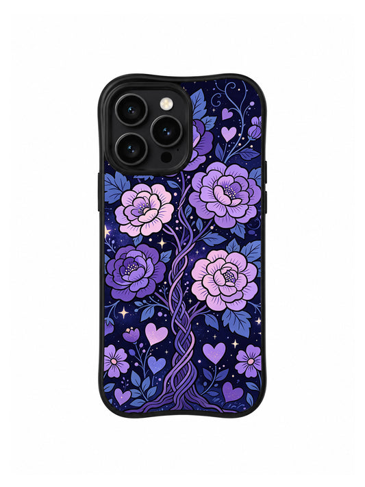Velvet Night Garden iPhone 14 Pro case front view