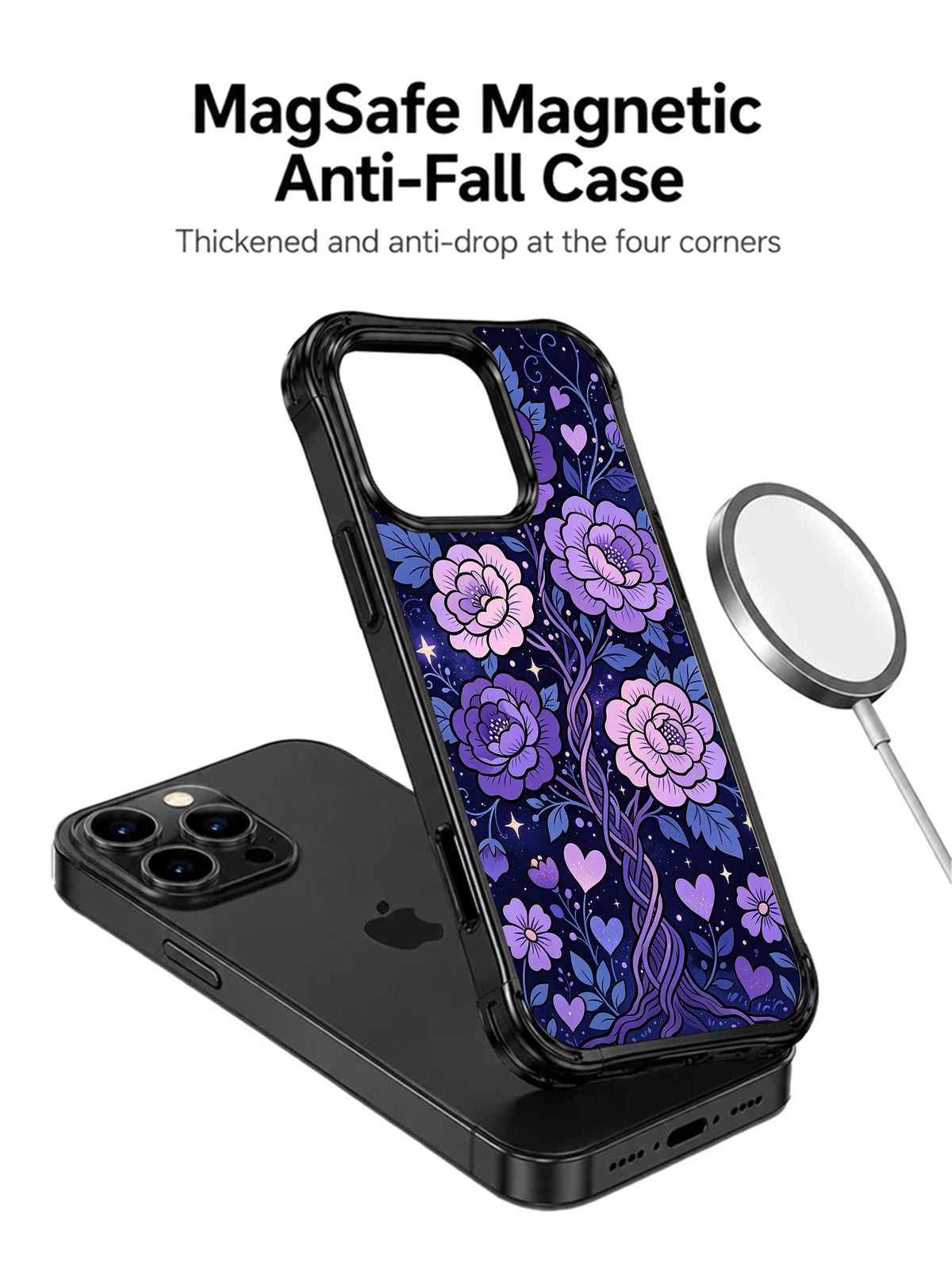 Velvet Night Garden MagSafe iPhone 14 Pro case